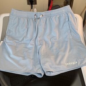 YoungLA Sky Blue Mesh Shorts